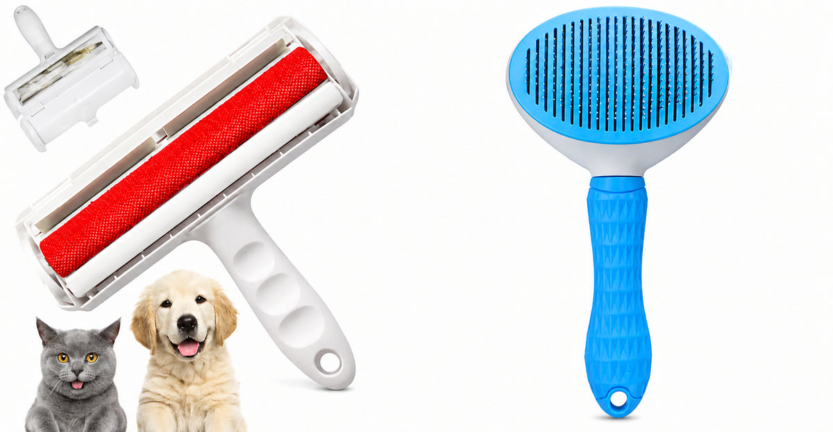 Paudelon™ 2 in 1 Reusable Pet Hair Remover Roller